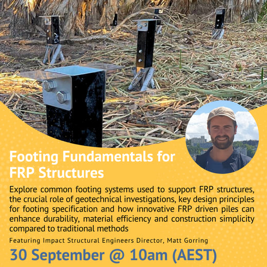 Footing Fundamentals for FRP Structures 
