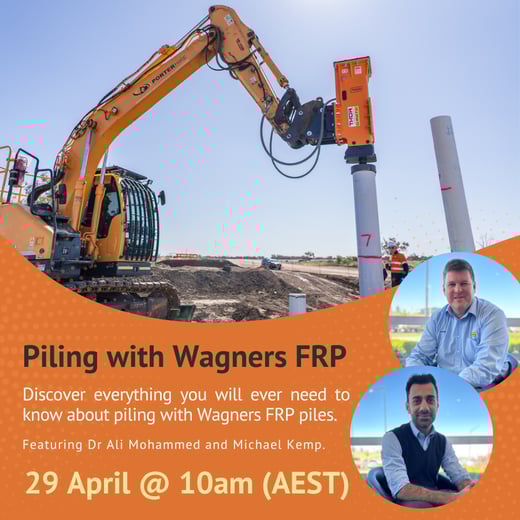 Piling with Wagners FRP